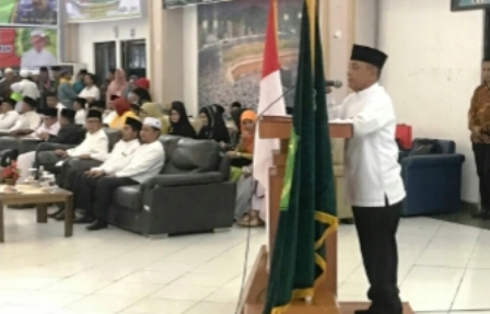 Bupati HM Harris Didaulat Lepas Keberangkatan JCH Riau